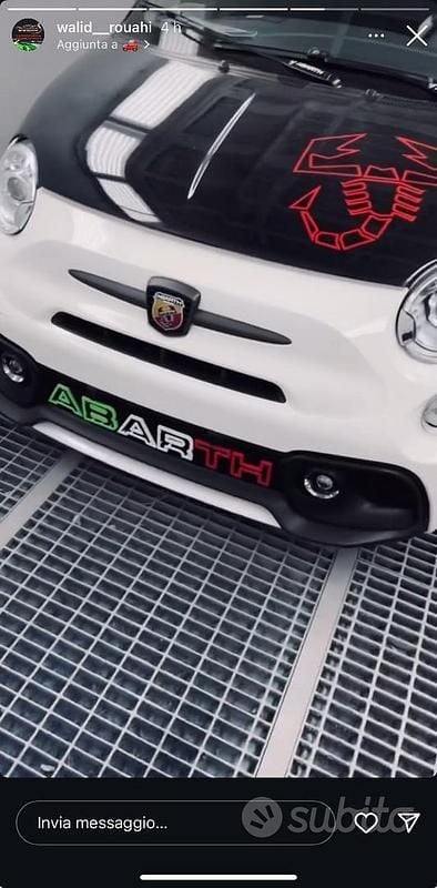Usata Abarth 500 100 CV (73 kW) 2012 Nero Utilitaria