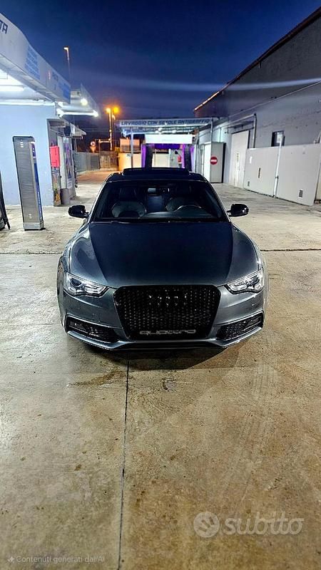 Usata Audi A5 S-Line 190 CV (139 kW) 2015 Grigio Coupé