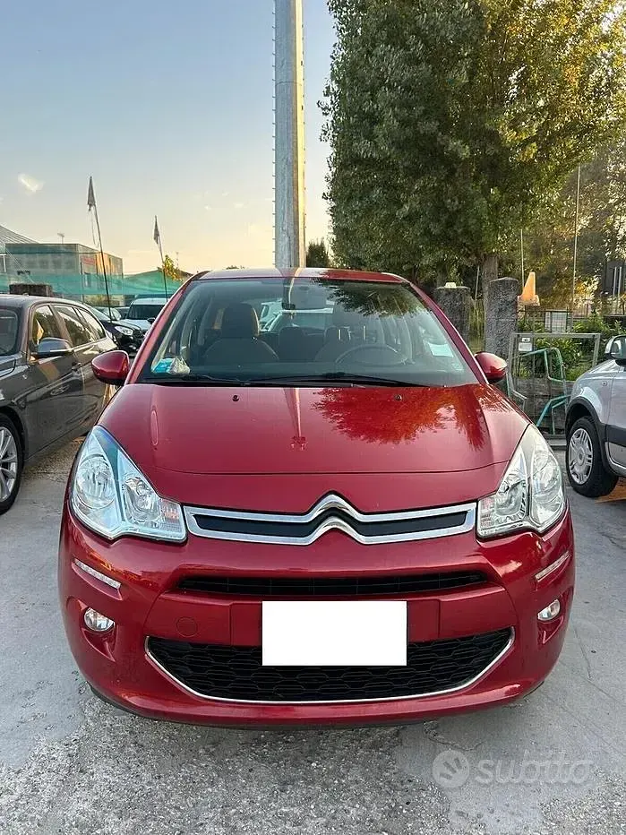Usata Citroën C3 Attraction 68 CV (50 kW) 2013 Rosso Berlina