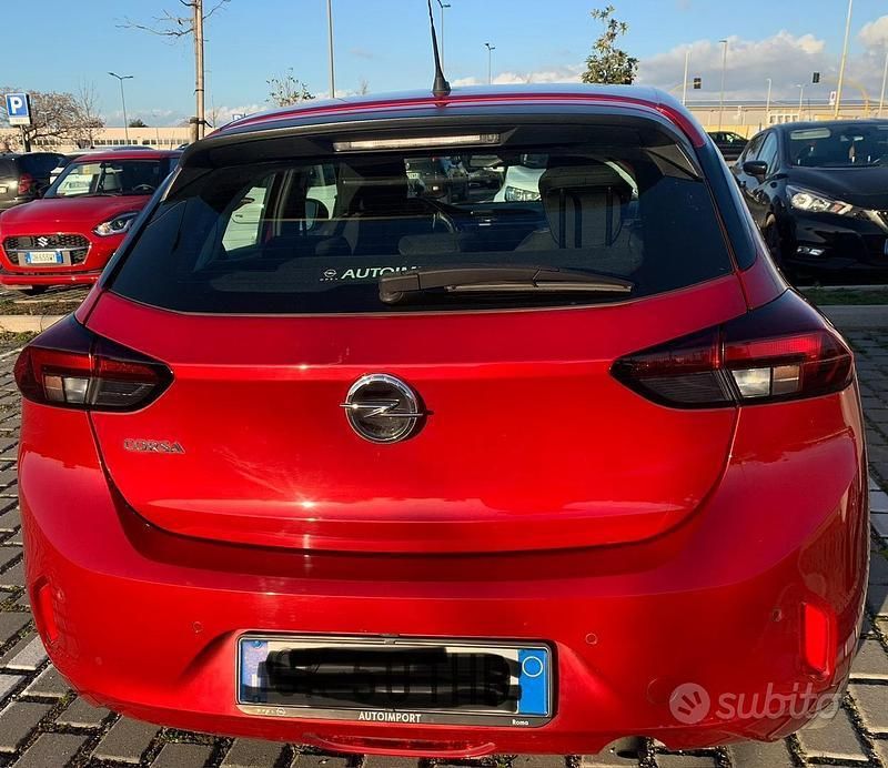 Rosso Usata 2022 Opel Corsa Edition Tre volumi | 11.700 € (Buon prezzo) - Immagine 1/4