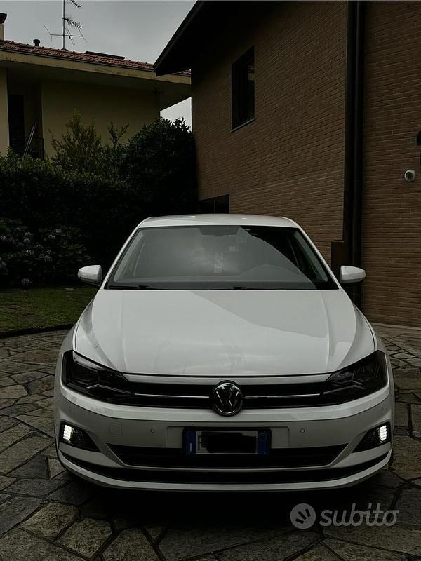 Usata VW Polo Highline 90 CV (66 kW) 2019 Bianco Berlina