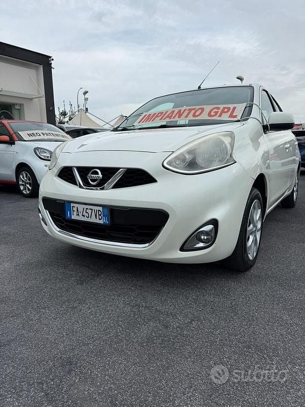 Usata Nissan Micra Acenta 80 CV (58 kW) 2015 Bianco Utilitaria