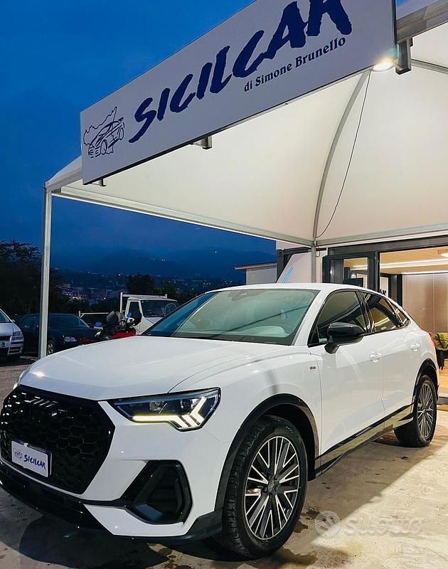Usata Audi Q3 S-Line 200 CV (147 kW) 2020 Bianco SUV