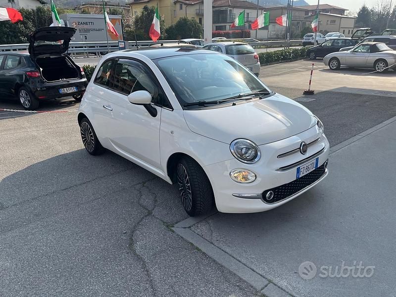 Usata Fiat 500 69 CV (50 kW) 2019 Bianco Berlina