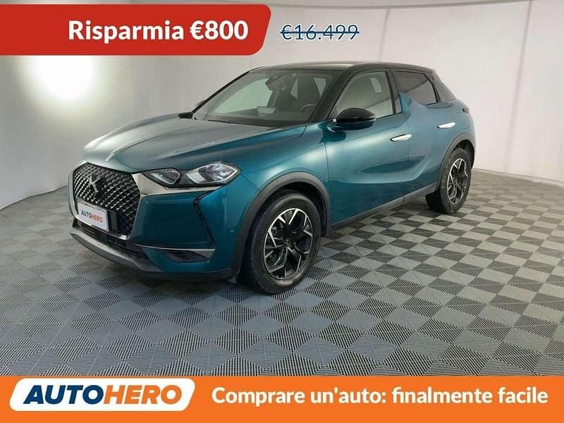Usata DS Automobiles DS3 Crossback So Chic 131 CV (96 kW) 2021 Blu SUV