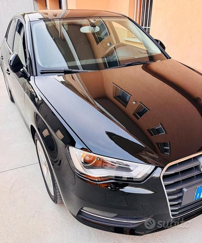 Usata Audi A3 Ambiente 105 CV (77 kW) 2014 Nero Berlina