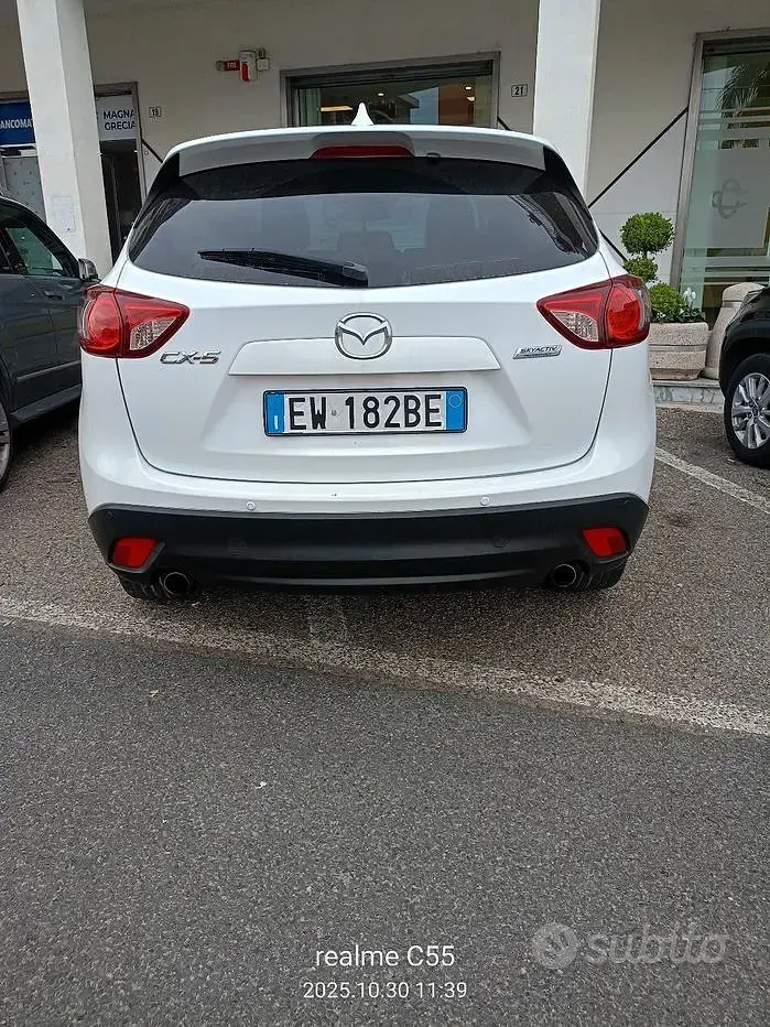 Usata Mazda CX-5 150 CV (110 kW) 2014 Bianco SUV