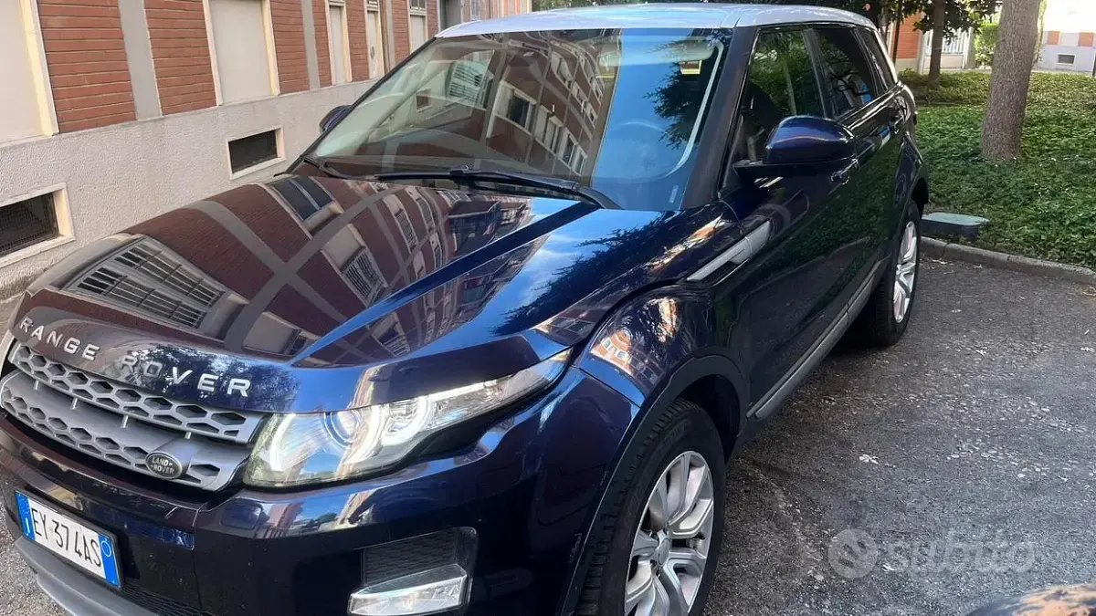 Usata Land Rover Range Rover evoque Prestige 150 CV (110 kW) 2015 Blu Station wagon