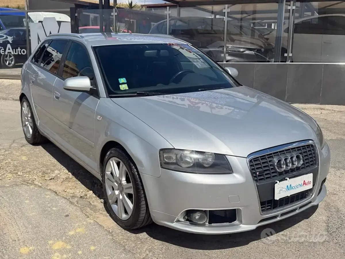 Usata Audi A3 S-Line 170 CV (125 kW) 2008 Grigio Utilitaria