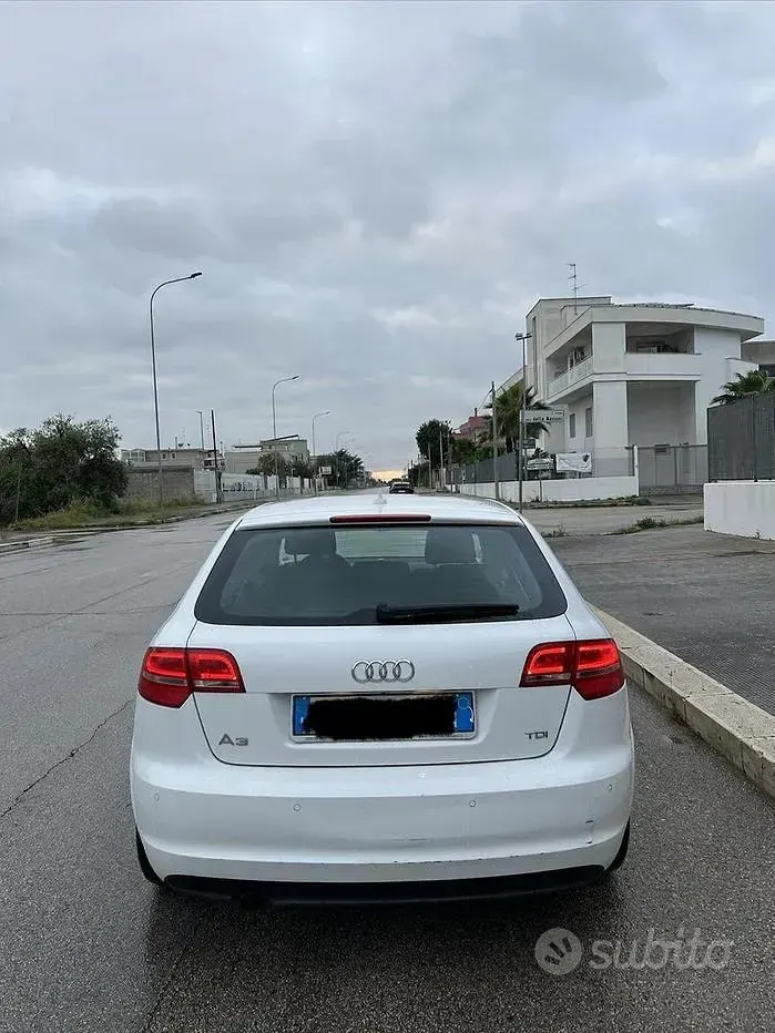 Usata Audi A3 2012 Bianco Utilitaria