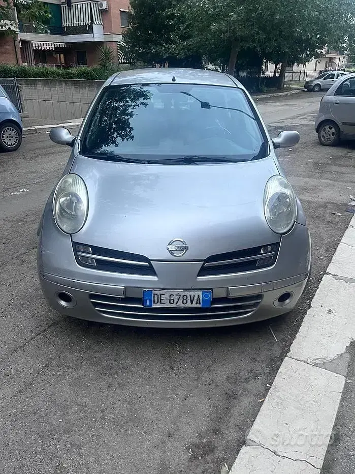 Usata Nissan Micra 80 CV (58 kW) 2007 Grigio Berlina