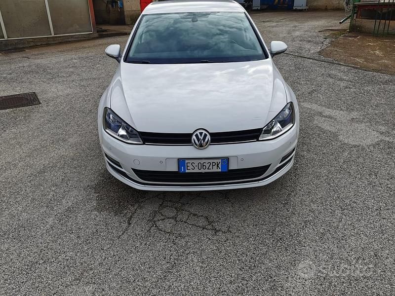 Usata VW Golf VII 150 CV (110 kW) 2013 Bianco Berlina