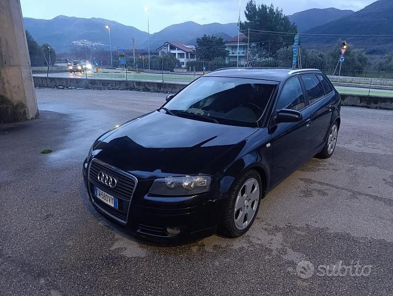 Usata Audi A3 150 CV (110 kW) 2005 Nero Utilitaria