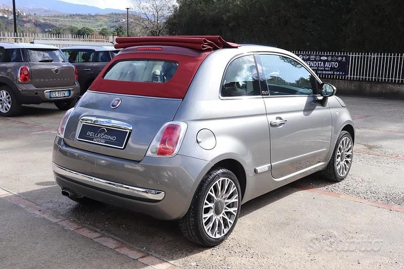 Usata Fiat 500C Lounge 69 CV (50 kW) 2015 Grigio Cabrio