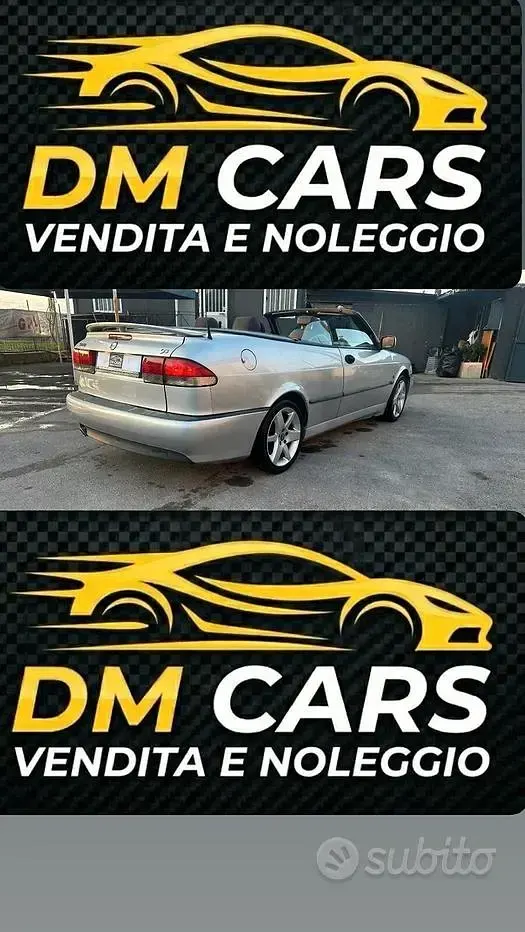 Usata Saab 9-3 Cabriolet 205 CV (150 kW) 2003 Grigio Cabrio