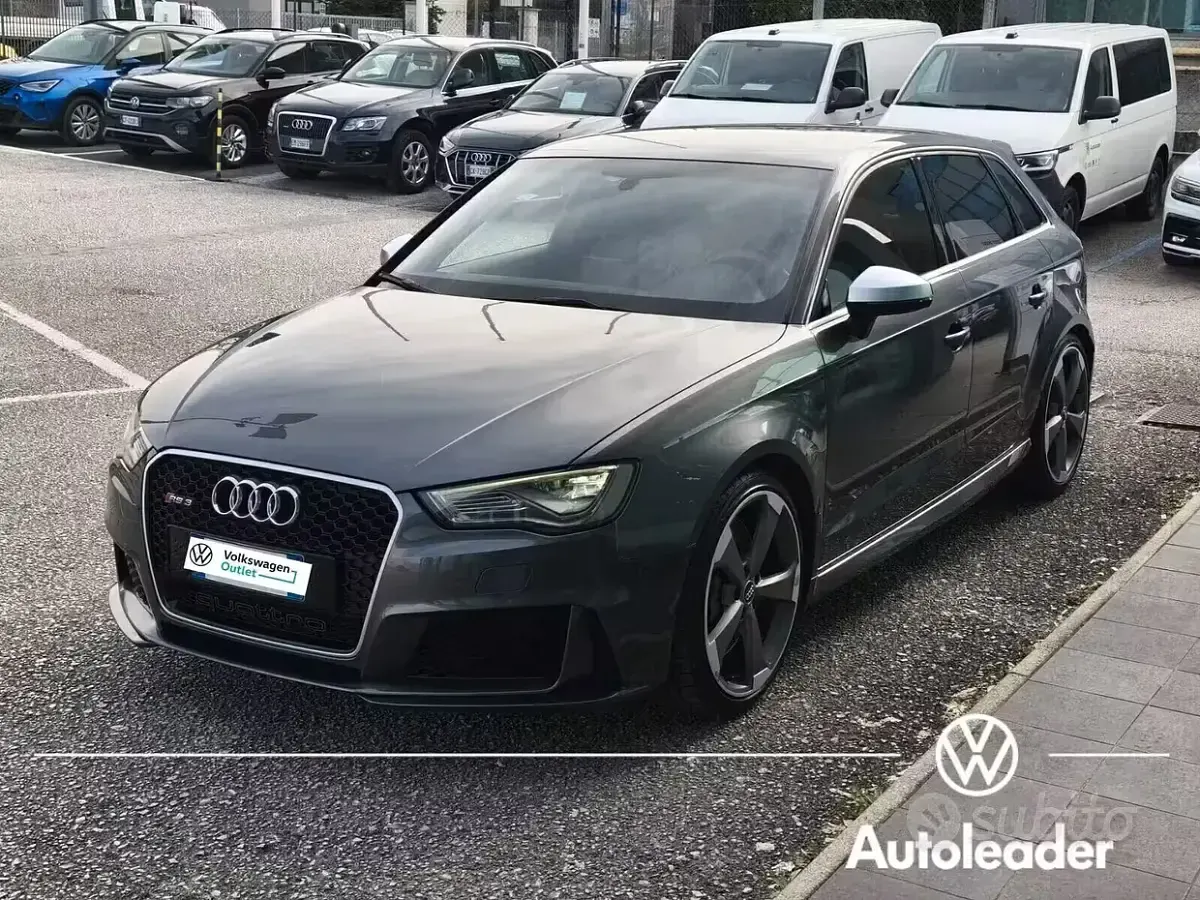 Usata Audi RS3 Sport 367 CV (269 kW) 2015 Grigio Berlina