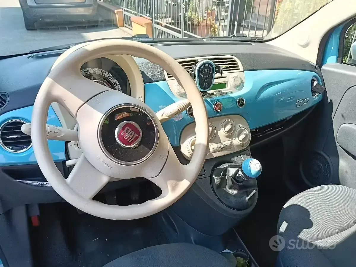 Usata Fiat 500 69 CV (50 kW) 2013 Bluazzurro Utilitaria