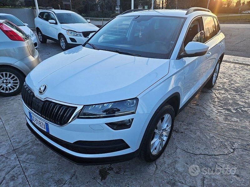Usata Skoda Karoq Executive 150 CV (110 kW) 2020 Bianco pastello SUV