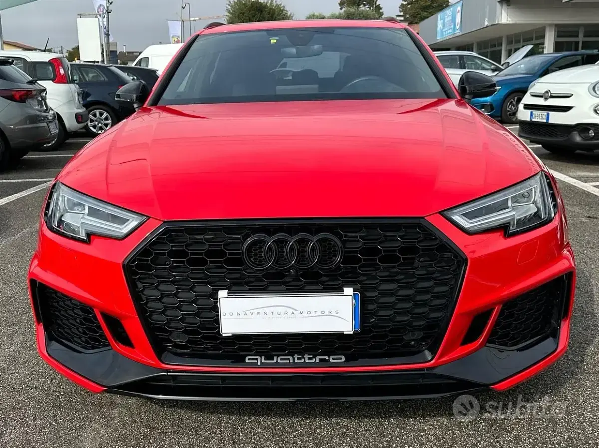 Usata Audi RS4 450 CV (330 kW) 2019 Rosso Station wagon