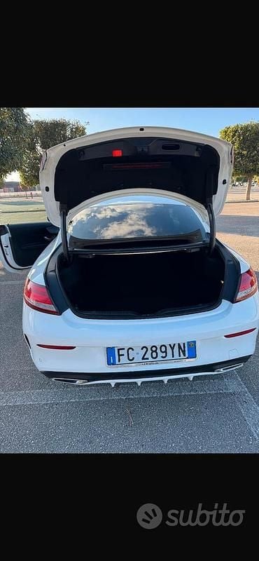 Usata Mercedes C250 203 CV (149 kW) 2016 Bianco Coupé