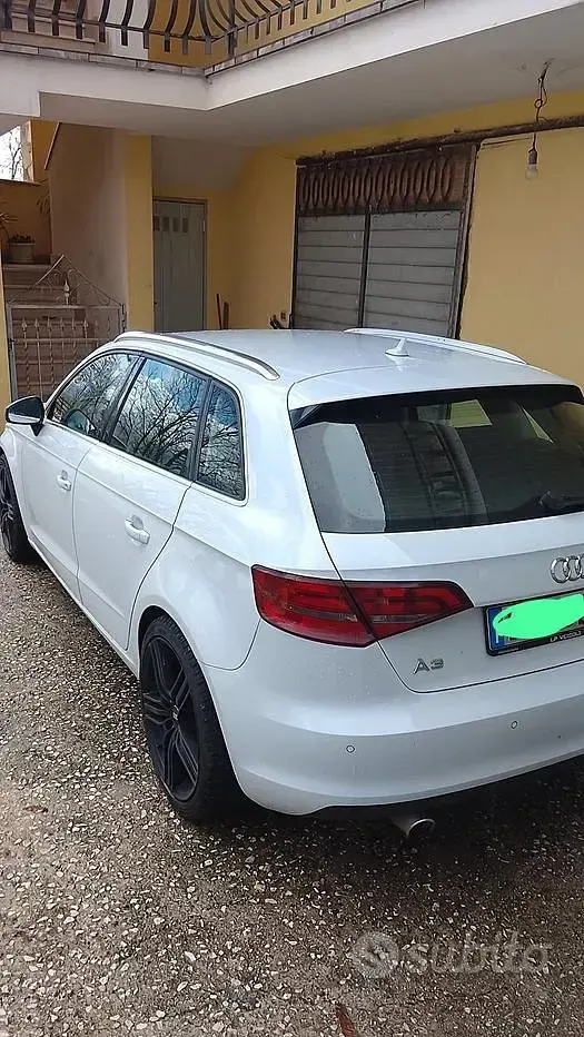 Usata Audi A3 105 CV (77 kW) 2014 Bianco Berlina