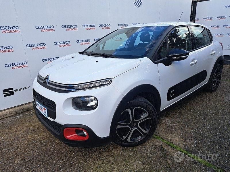 Usata Citroën C3 PureTech 82 CV (60 kW) 2018 Bianco Utilitaria
