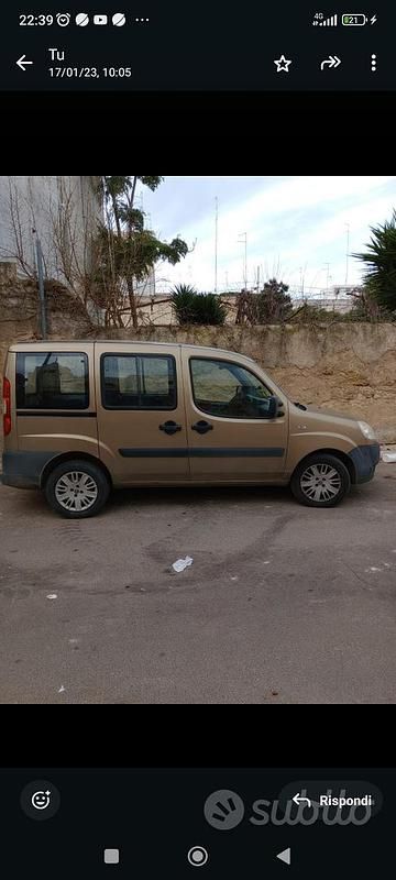 Usata Fiat Doblò 120 CV (88 kW) 2006 Marrone Monovolume