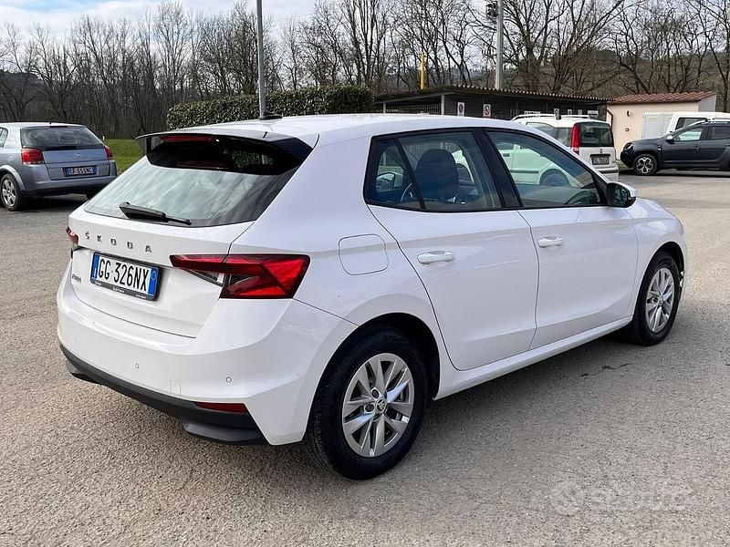 Usata Skoda Fabia 95 CV (69 kW) 2021 Bianco Berlina