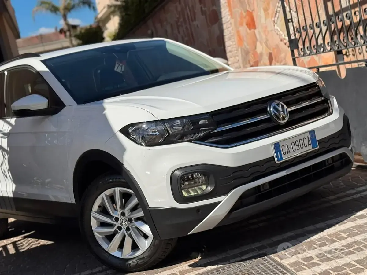 Usata VW T-Cross Style 95 CV (69 kW) 2020 Bianco SUV