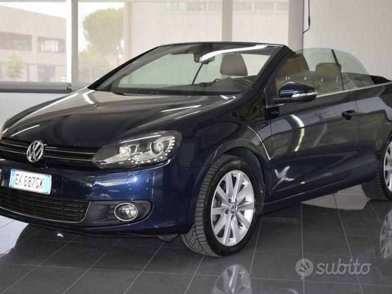 Usata VW Golf 2011 Blu Cabrio