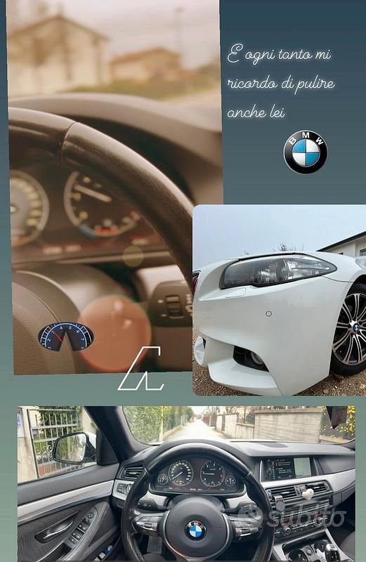 Bianco Usata 2014 BMW 520 M Sport Tre volumi | 13.100 € (Buon prezzo) - Immagine 1/4