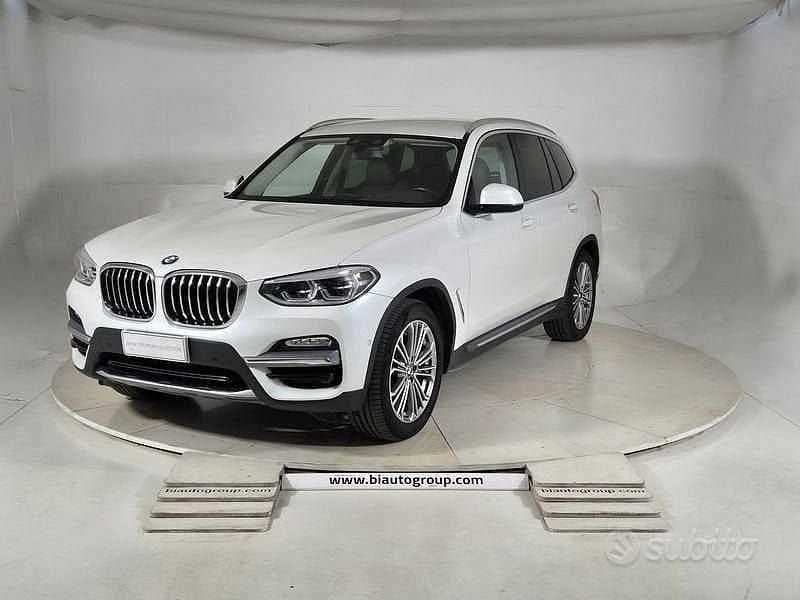 Usata BMW X3 Luxury Line 190 CV (139 kW) 2020 Bianco SUV