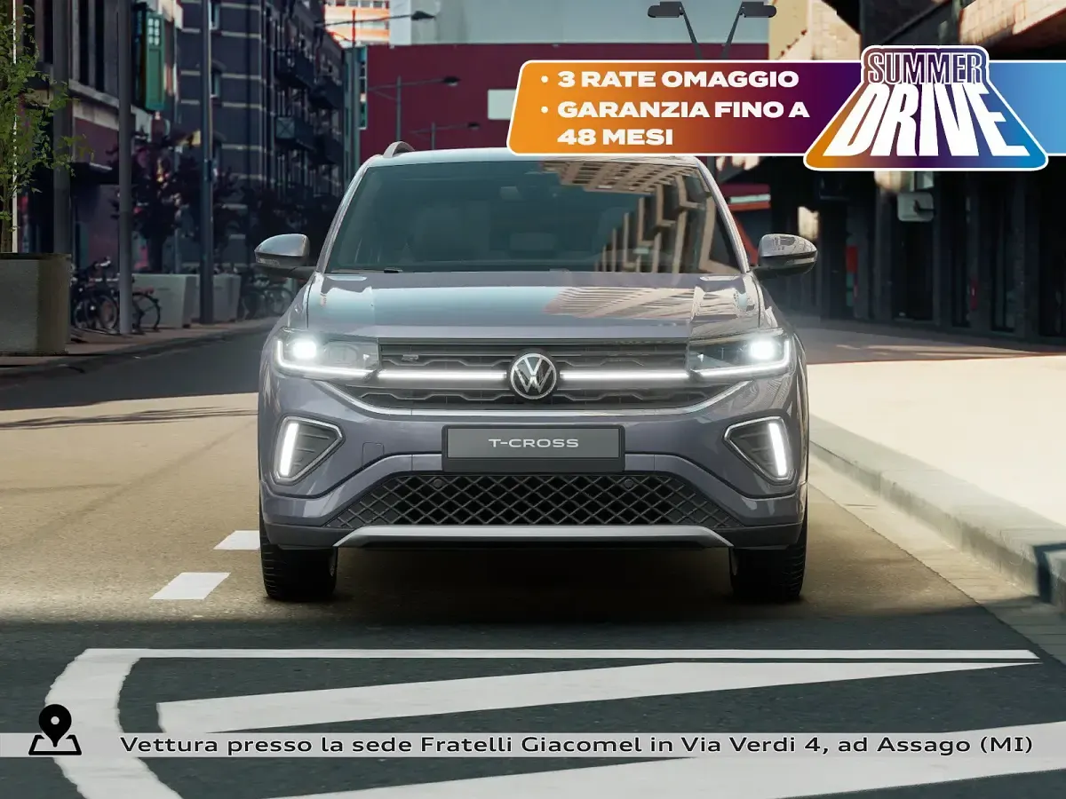 Usata VW T-Cross R-line Plus 116 CV (85 kW) 2026 Smoky grey metallizzato SUV
