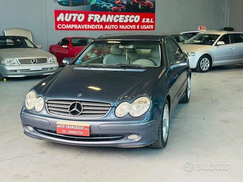 Usata Mercedes CLK270 Avantgarde 170 CV (125 kW) 2004 Blu Coupé