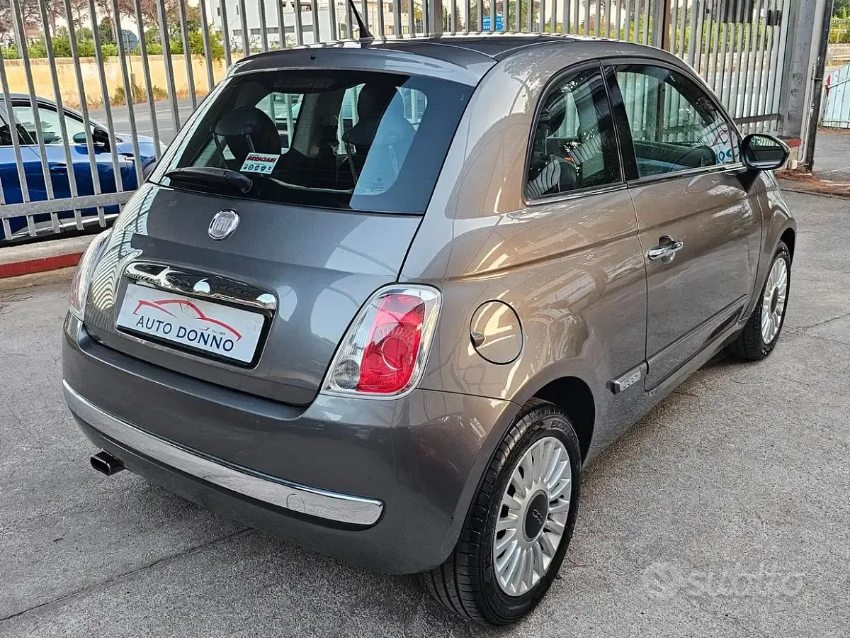 Usata Fiat 500 Lounge 69 CV (50 kW) 2010 Grigio Utilitaria