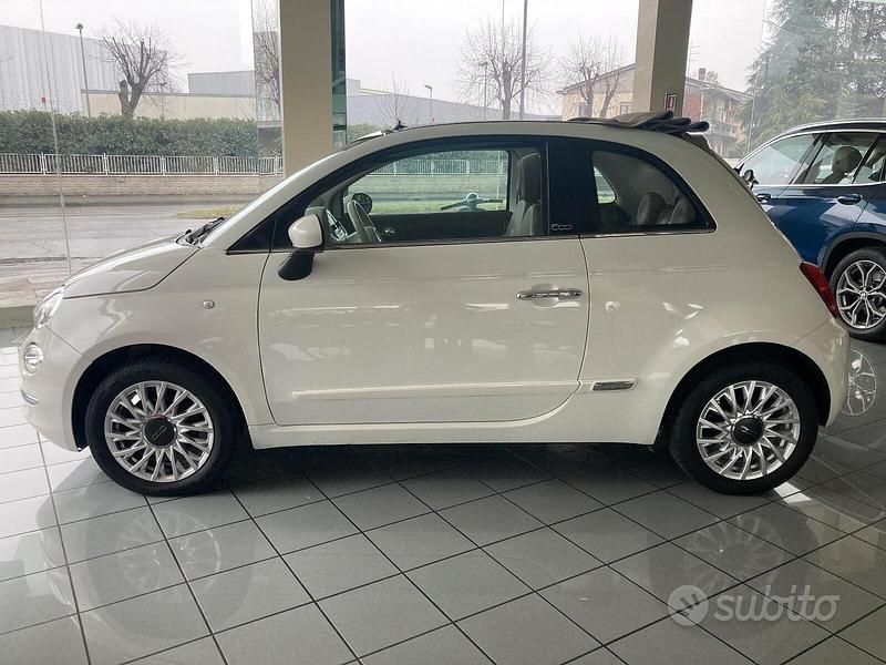 Usata Fiat 500C 69 CV (50 kW) 2016 Beige Cabrio
