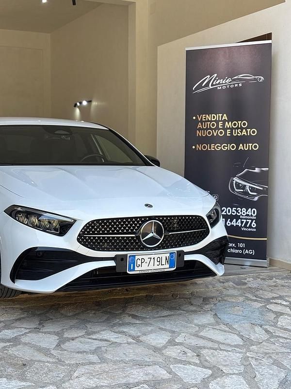 Usata Mercedes A200 AMG Line Premium 150 CV (110 kW) 2023 Bianco Berlina