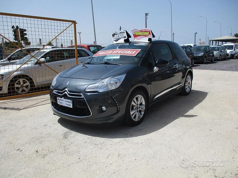 Usata DS Automobiles DS3 Sport Chic 75 CV (55 kW) 2015 Grigio Coupé