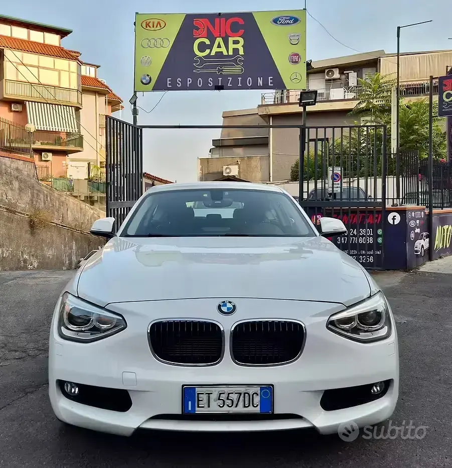 Usata BMW 114 Sport Line 95 CV (69 kW) 2013 Bianco Utilitaria
