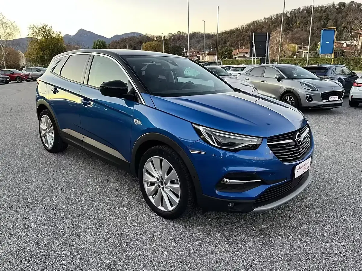 Usata Opel Grandland X 130 CV (95 kW) 2021 Blu SUV