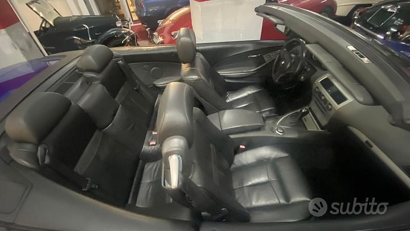 Usata BMW 645 Cabriolet 333 CV (244 kW) 2006 Blu Cabrio