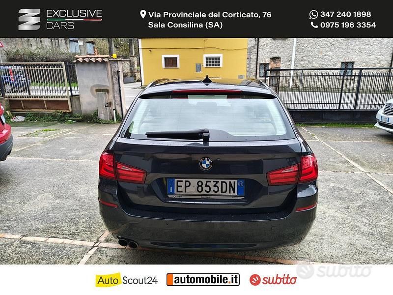 Usata BMW 520 Exclusive 184 CV (135 kW) 2013 Nero Station wagon
