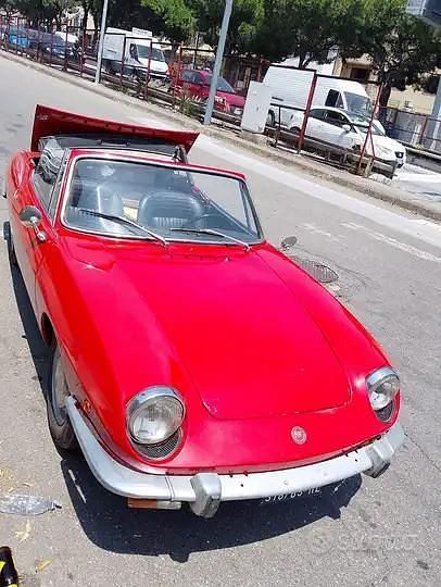 Usata Fiat 850 Sport 1970 Rosso Cabrio