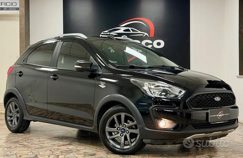 Usata Ford Ka Active 95 CV (69 kW) 2018 Nero Berlina