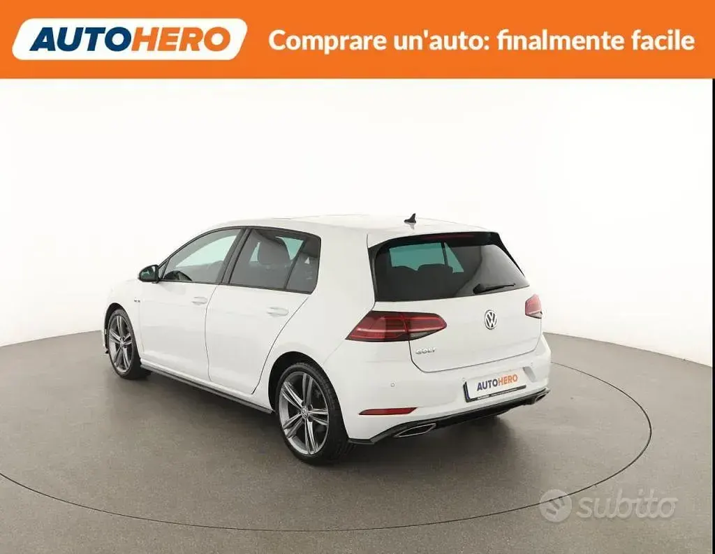Usata VW Golf VII 150 CV (110 kW) 2018 Bianco Berlina