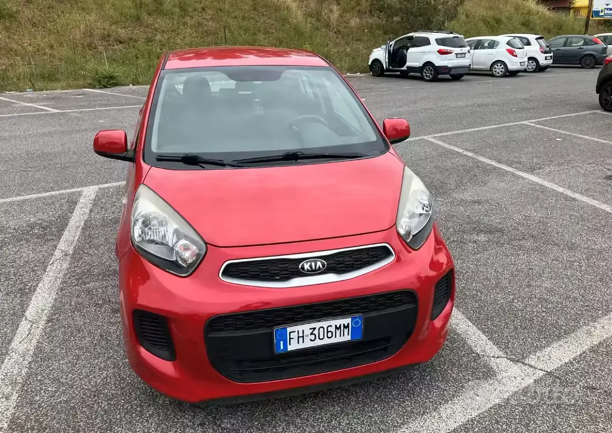 Usata Kia Picanto Active 67 CV (49 kW) 2017 Rosso Utilitaria