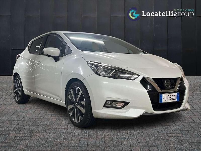 Bianco Usata 2017 Nissan Micra Tekna Due volumi | 10.300 € (Buon prezzo) - Immagine 1/4