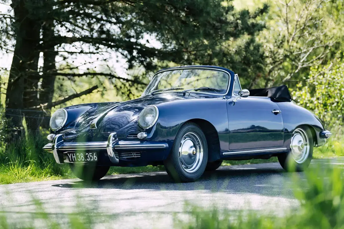 Usata Porsche 356 B 75 CV (55 kW) 1962 Blu Cabrio