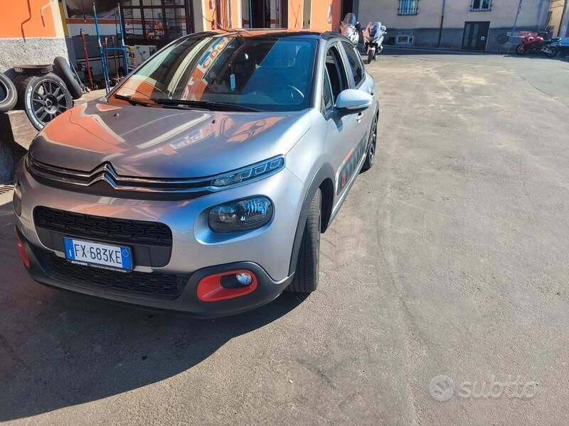 Usata Citroën C3 110 CV (80 kW) 2019 Grigio Utilitaria