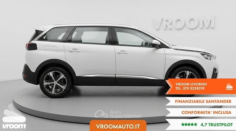 Usata Peugeot 5008 S 131 CV (96 kW) 2019 Bianco SUV
